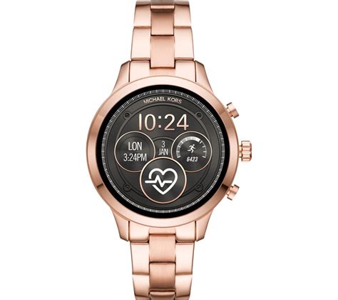 michael kors smartwatch dames access runway g en 4|rose gold mk smart watch.